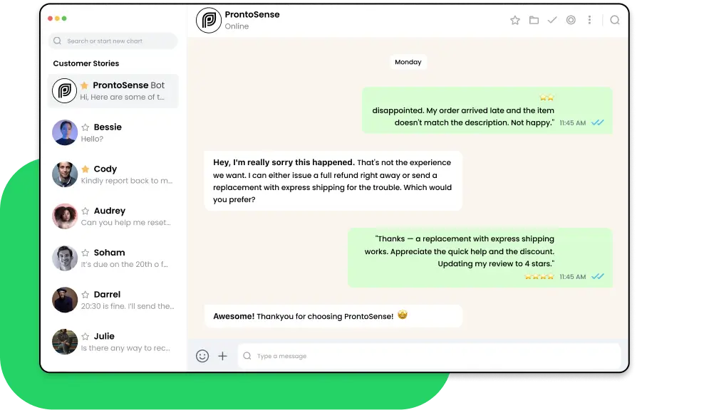 Use a clean “WhatsApp + Google Reviews + Pronto” onboarding